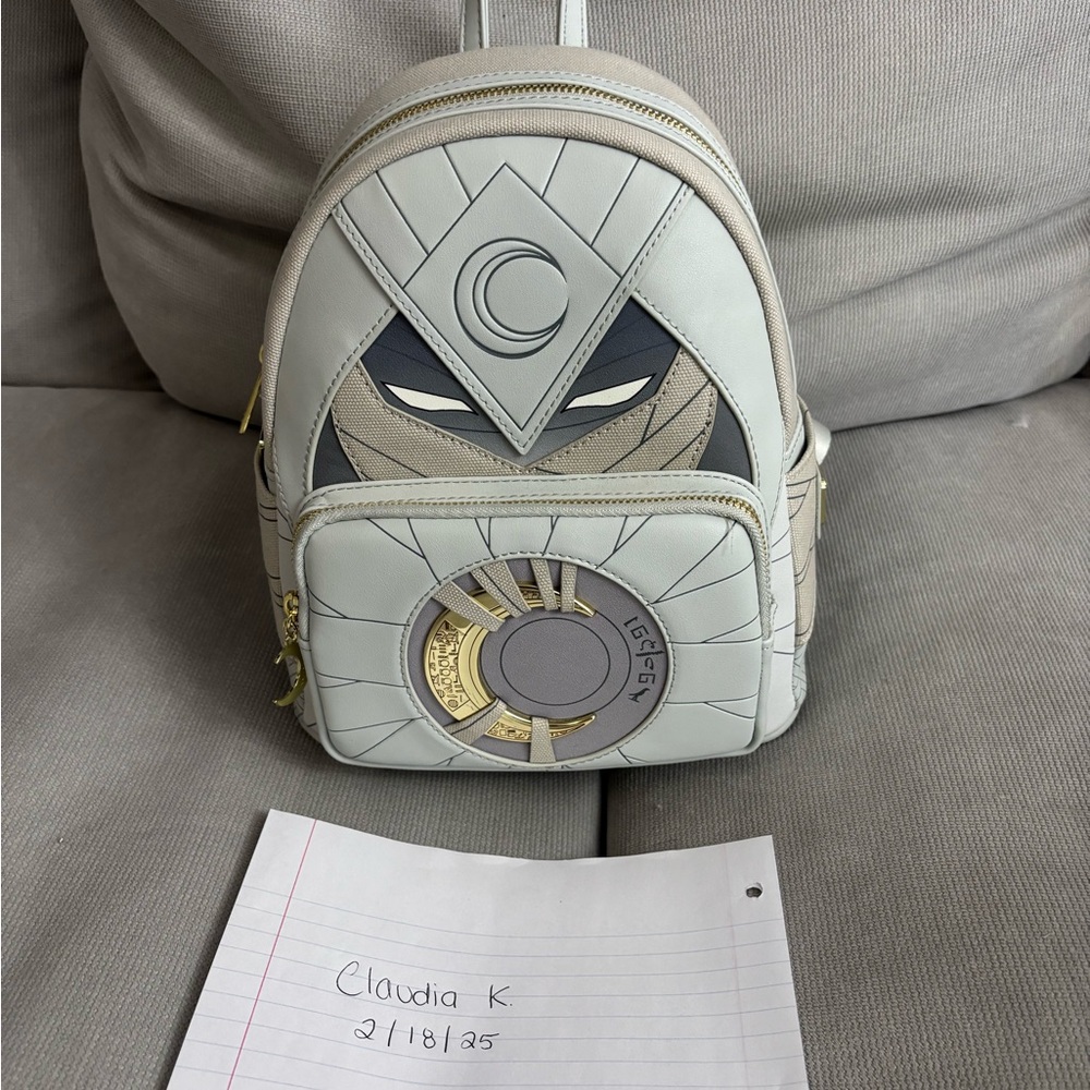Loungefly Moon Knight Cosplay Mini Backpack
